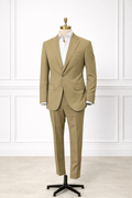 Traje Kaki de Dos Botones — Made in Italy